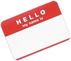 Helly My Name Is Sticker