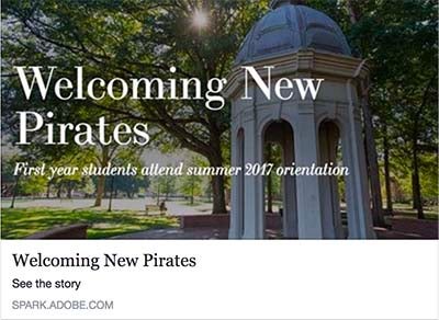 Welcoming New Pirates