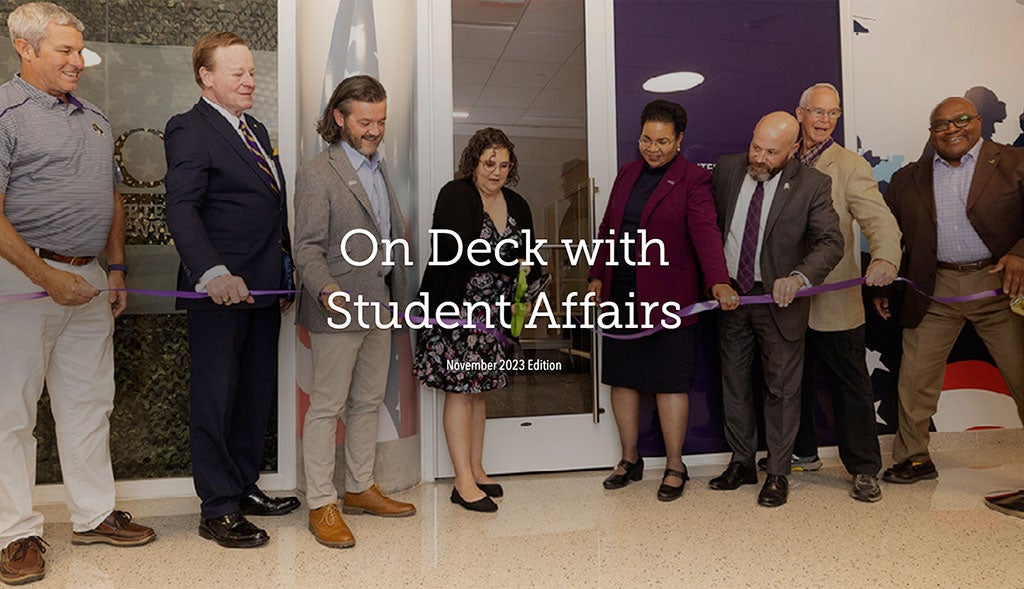 On Deck with Student Affairs Newsletter